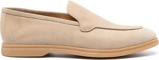 Almond-Toe Suede Loafers