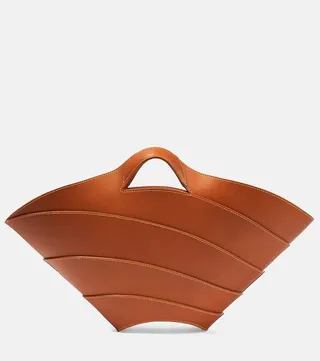 Khaima Medium leather tote bag