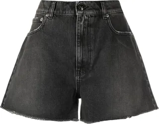 SEMICOUTURE- Cotton Denim Shorts
