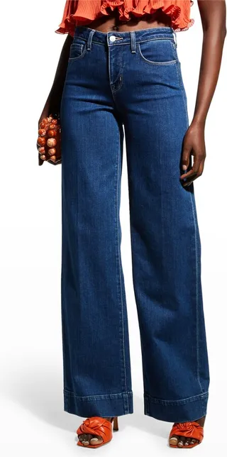 Madden High-Rise Wide-Leg Jeans