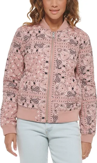 Levi's Diamond Quilted Bomber Jacket