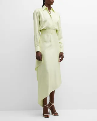 The Margot Asymmetric Shirtdress