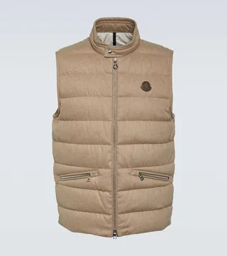 Gallienne cashmere-blend down vest