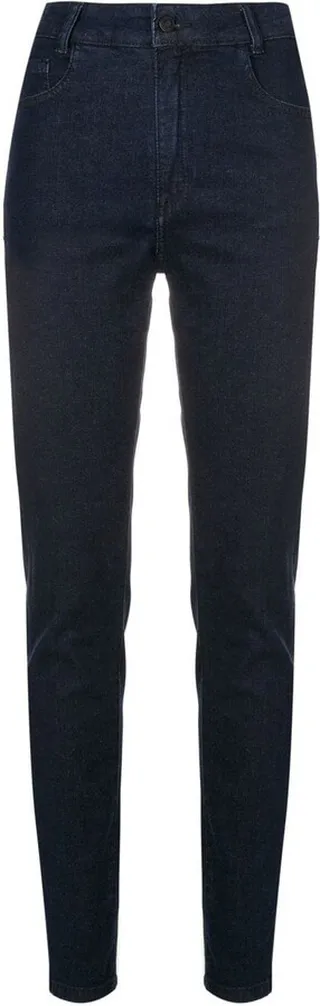 High-Waisted Slim-Fit Jeans