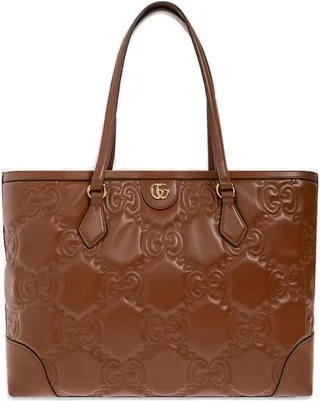 Gucci GG Quilted Open-Top Tote Bag