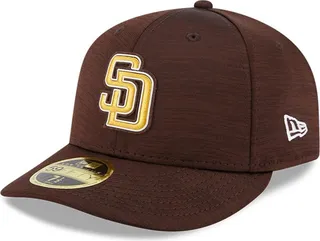 Men's New Era Brown San Diego Padres 2023 Clubhouse Low Profile 59FIFTY Fitted Hat