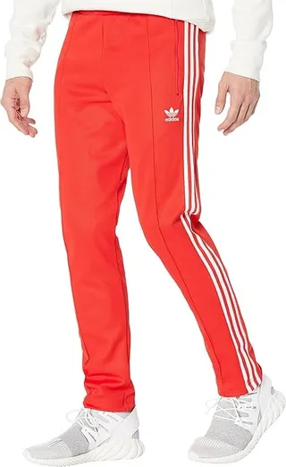 adidas Originals Beckenbauer Track Pants (Vivid Red) Men's Clothing