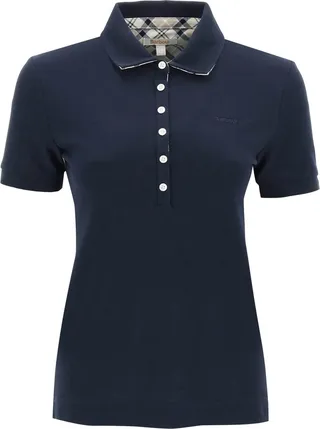 Barbour Classic Polo With Embroidered Logo Detail