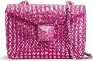 One Stud Small Crystal Shoulder Bag