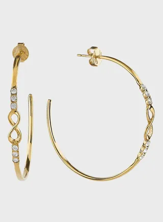 Infinity Hoop Earrings
