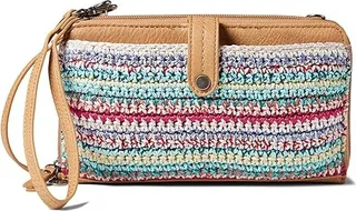 The Sak Iris Crochet Large Smartphone Crossbody (Eden Stripe) Handbags