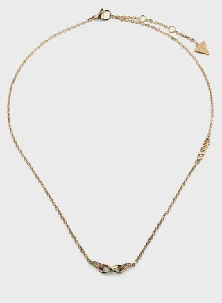 Infinity Pave Links Necklace