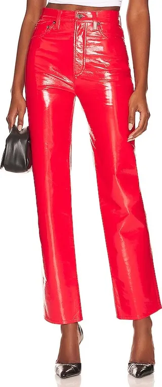 Recycled Leather 90's Pinch Waist