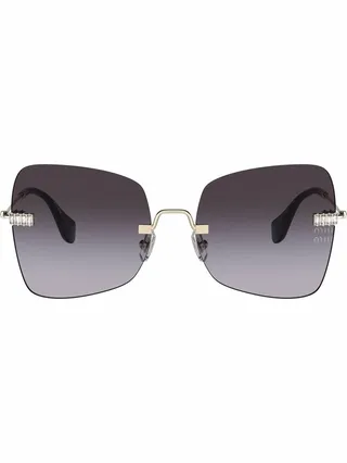 Manière oversized frame sunglasses