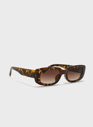 Rectangular Len Sunglasses