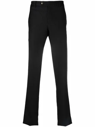 Slim-Cut Wool Trousers