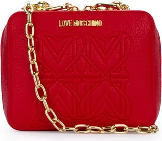 Love Moschino Logo-Lettering Zipped Shoulder Bag