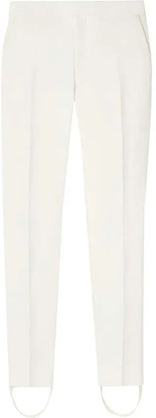 Low-Rise Straight-Leg Trousers