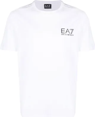 cotton embossed-logo T-shirt