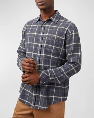 Men's Lennox Plaid Collared Shirt
