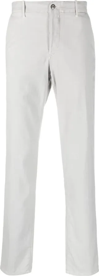 Cotton Straight-Leg Trousers