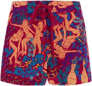 See By Chloé Graphic-Printed Drawstring Shorts
