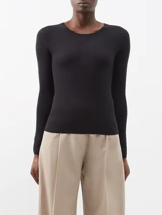 Fine-knit Cashmere Top
