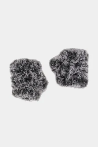 Tie Dye Faux Fur Mandy Mittens
