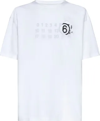 MM6 Maison Margiela Numeric Printed Crewneck T-Shirt