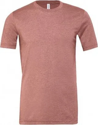 BELLA + CANVAS Adults Unisex Heather Cvc Short Sleeve T-Shirt - Heather Mauve
