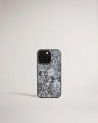 Scribble Biodegradable Iphone 13 Pro Case in Black