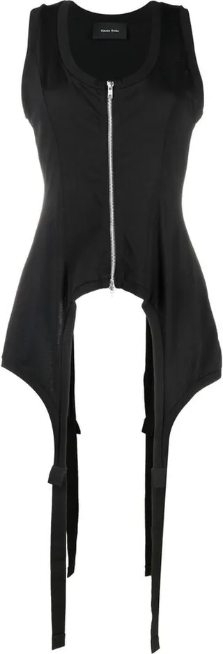 SIMONE ROCHA- Sleeveless Cotton Bodysuit