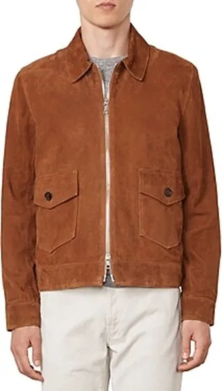 Officine Generale Victor Italian Suede Jacket