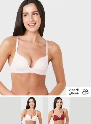 2 Pack T-Shirt Bra