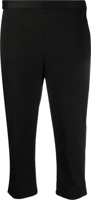 High-Waisted Crop-Leg Trousers