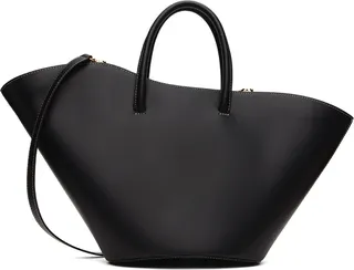 Little Liffner Black Medium Open Tulip Tote