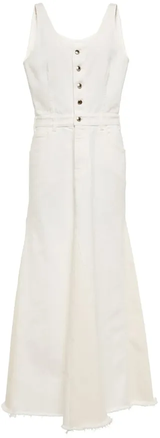 Denim maxi dress