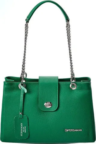 Persaman New York Elle Leather Tote