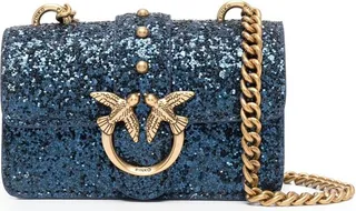 Love Birds glitter mini bag