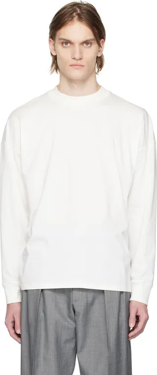 The Row White Drago Long Sleeve T-Shirt