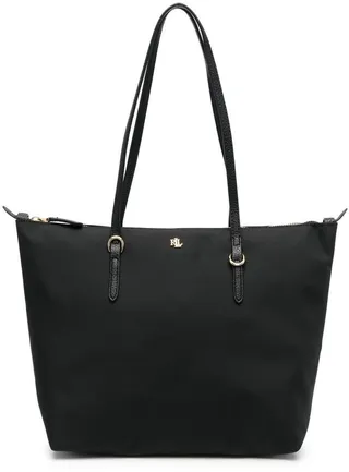 Logo Zipped Tote