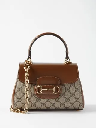 1955 Horsebit Mini Gg-canvas Handbag