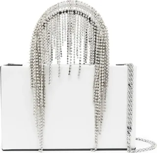 Midi Crystal Fringe Tote