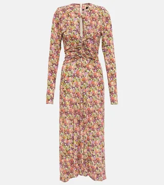Jinelima floral midi dress