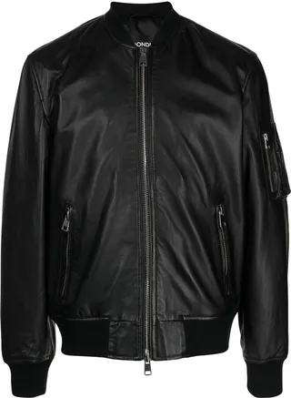 Leather Bomber Jacket