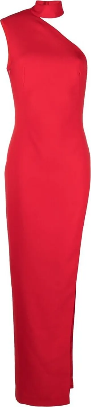 Asymmetric Floor-Length Dress