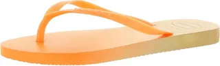 Slim Gradient Womens Logo Slip On Thong Sandals