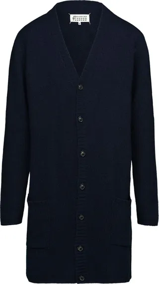 knitted V-neck cardigan