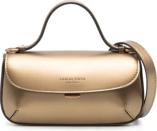 small La Prima lamé tote bag