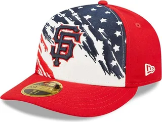 Men's New Era Red San Francisco Giants 2022 4th of July Low Profile 59FIFTY Fitted Hat